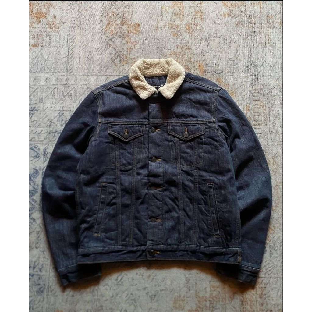 Jaket Jeans Sherpa GAP