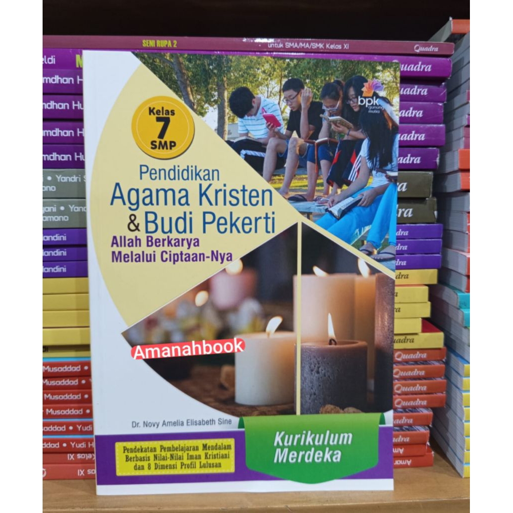 Buku Agama Kristen SMP Kelas 7 Kurikulum Merdeka BPK