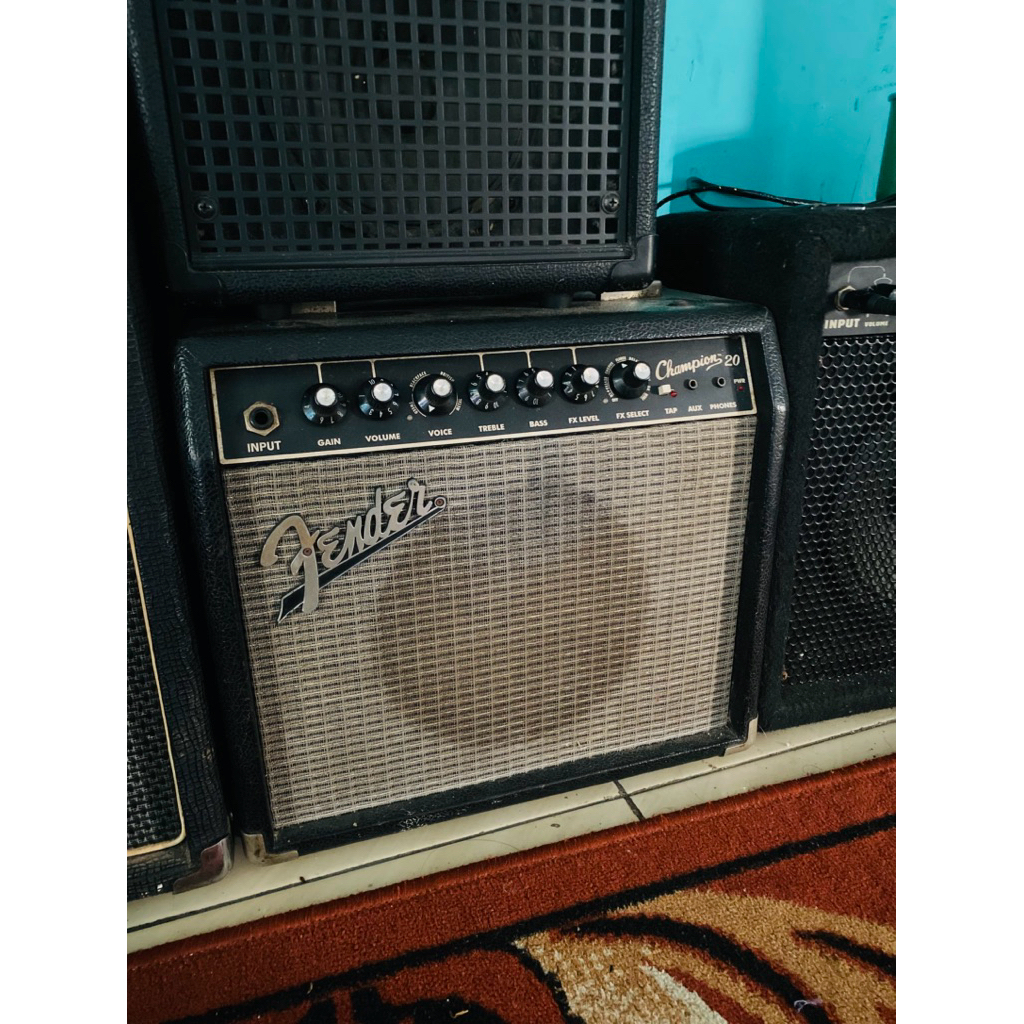 ampli gitar fender champion 20 bekas original