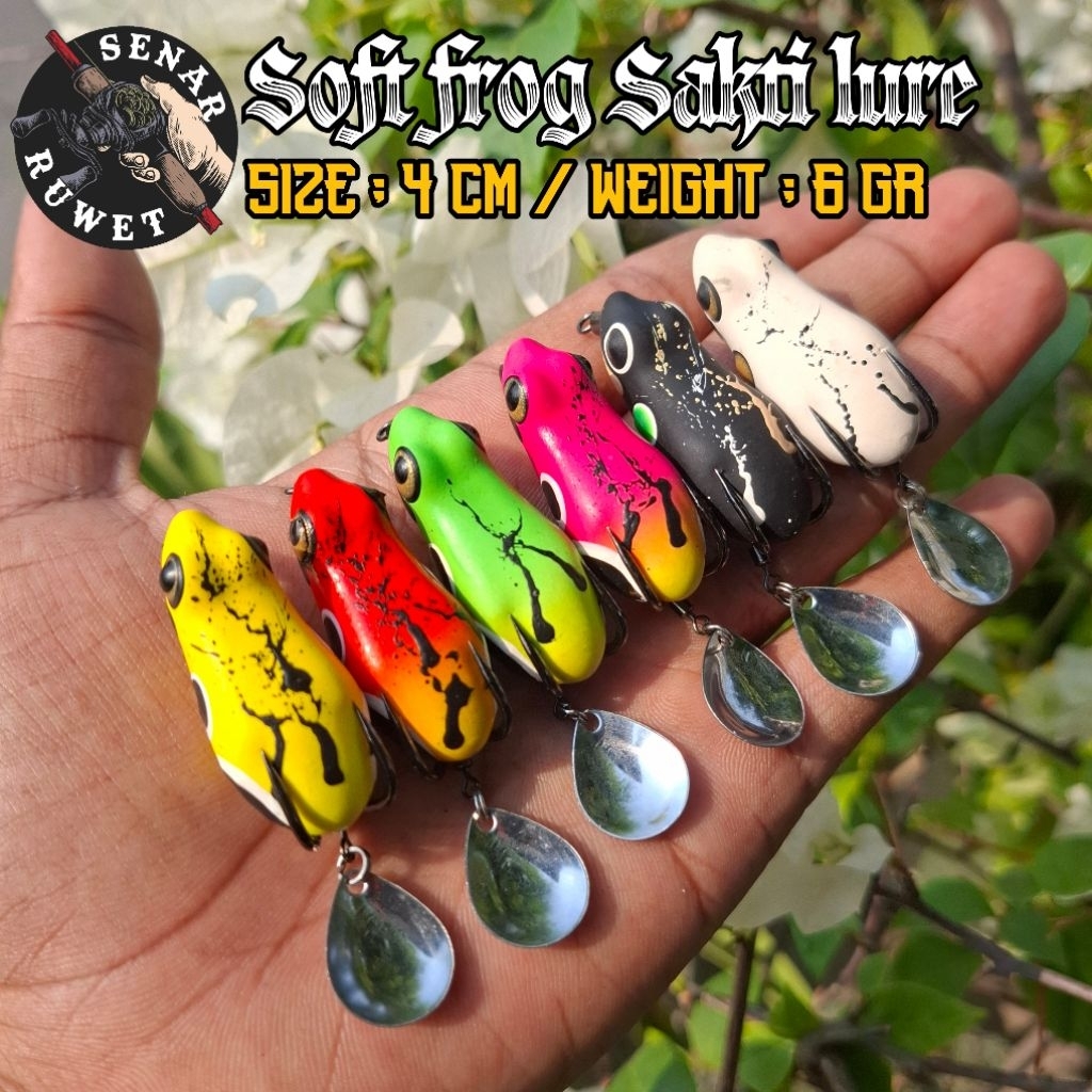 Soft frog SAKTI LURE umpan casting ikan gabus