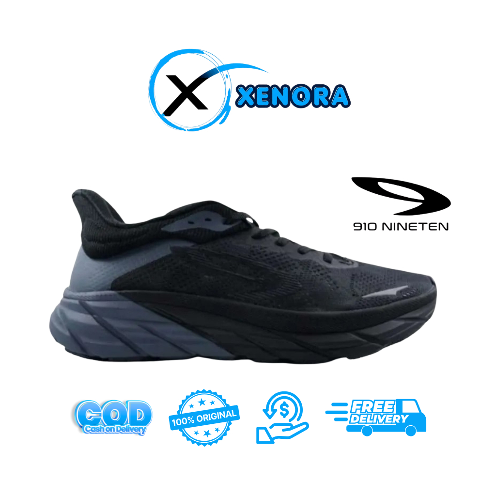 910 FUUTO REVERENGE TRIPLE/BLACK - Sepatu Lari / Fuuto Reverenge 910Nineten