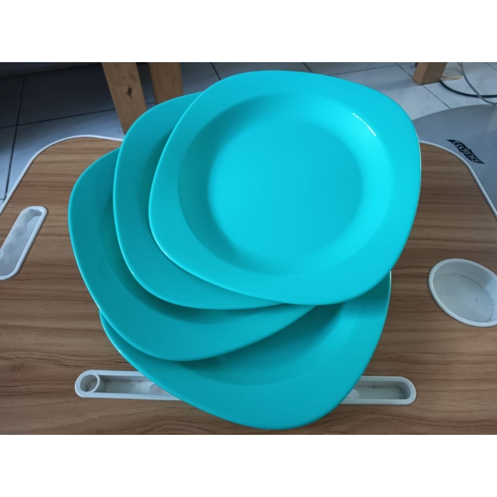 Tupperware Blossom plate Tupperware Baru Tuppy antik Tupperware murah Piring Tupperware