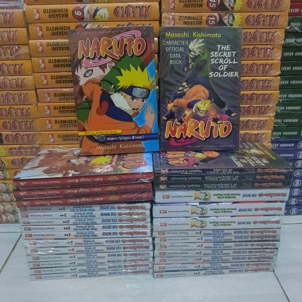 Komik Naruto Databook: The Secret Scroll of Soldier, The Secret Scroll of Confrontation; Naruto the 