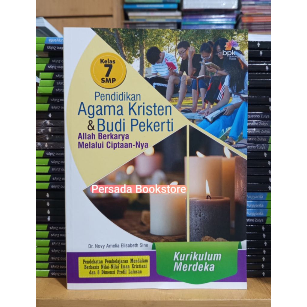 Buku Agama Kristen Kelas 7 SMP Kurikulum Merdeka BPK