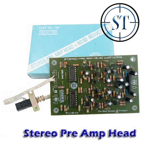 Kit Pre-Amp Pream Amp Head Stereo IC IC LA3161 TC4066BP 12v Pengubah Penguat Audio Bass & Treble + N