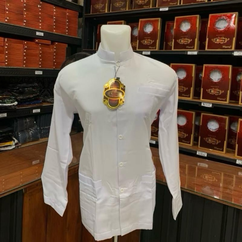 Baju Koko Ketjubung Polos Dewasa New Produk Model Jasko Katun Type Elegant