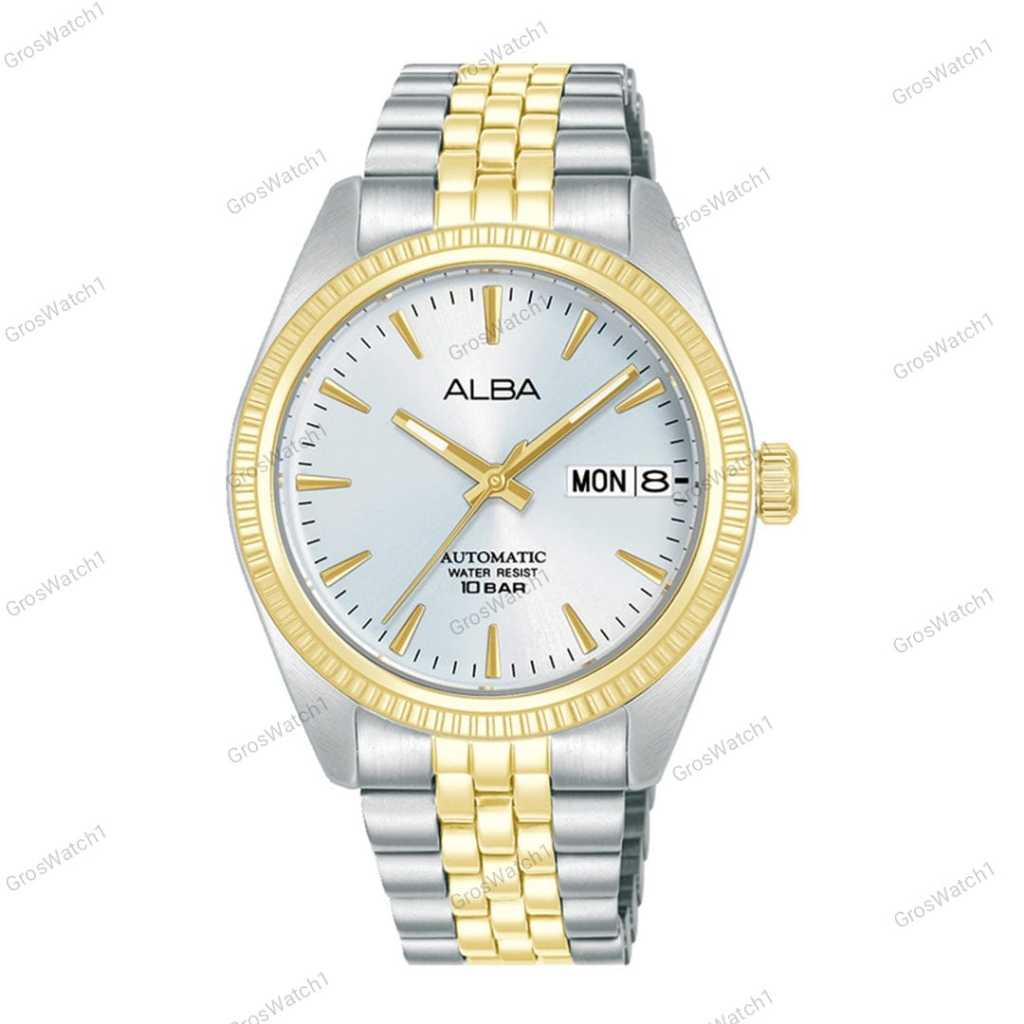 Jam Tangan Wanita ALBA Mechanical AL4798X1 100% Original Automatic Stainless Steel Strap Garansi Res