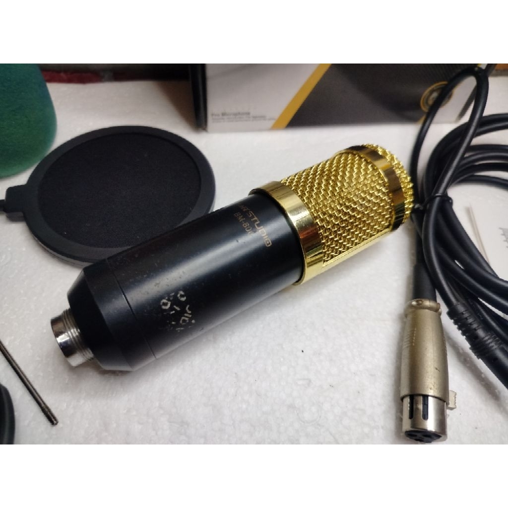 MIC MICROPHONE CONDENSER BM-800 PRO TAFFSTUDIO ORIGINAL