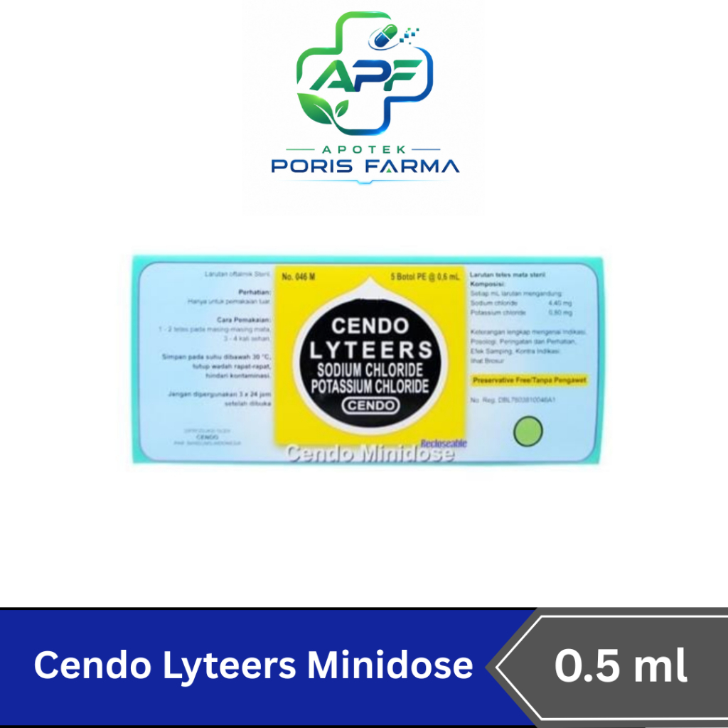 Cendo Lyteers Minidose - Obat Tetes Mata
