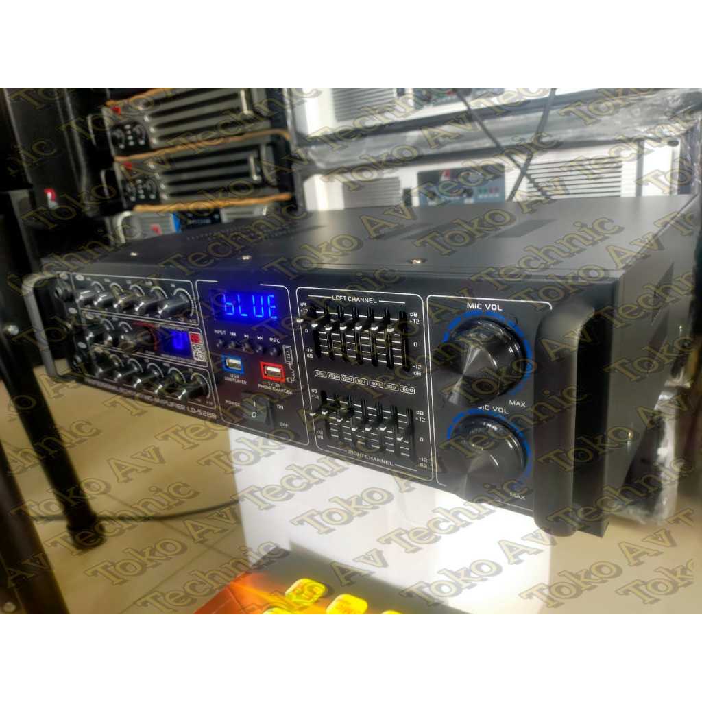 Digital Mixing Amplifier LD528B Professional Digital Echo With MP3/Display Mixing Amplifier LD 528