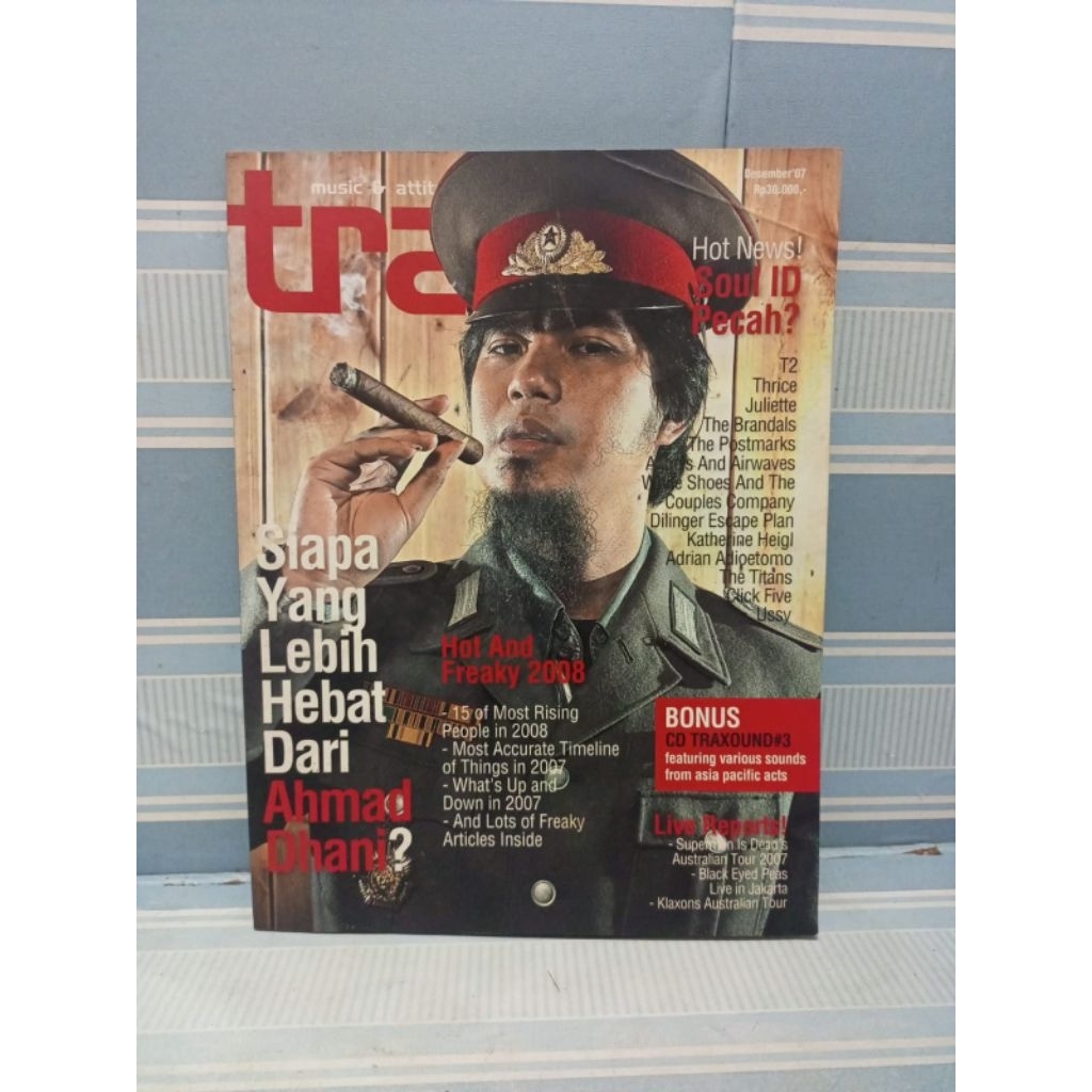 Majalah trax cover ahmad dhani