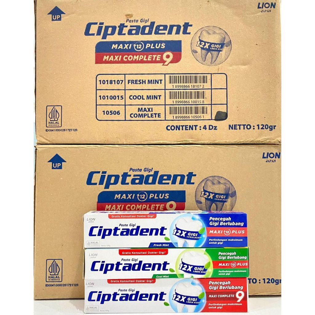 (1DUS) Pasta gigi Ciptadent 120gr isi 48pcs