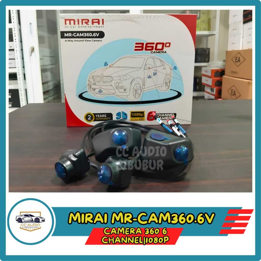 CAMERA 360 MIRAI  6 CHANNEL MIRAI MR-CAM 360.6 1080P GARANSI RESMI