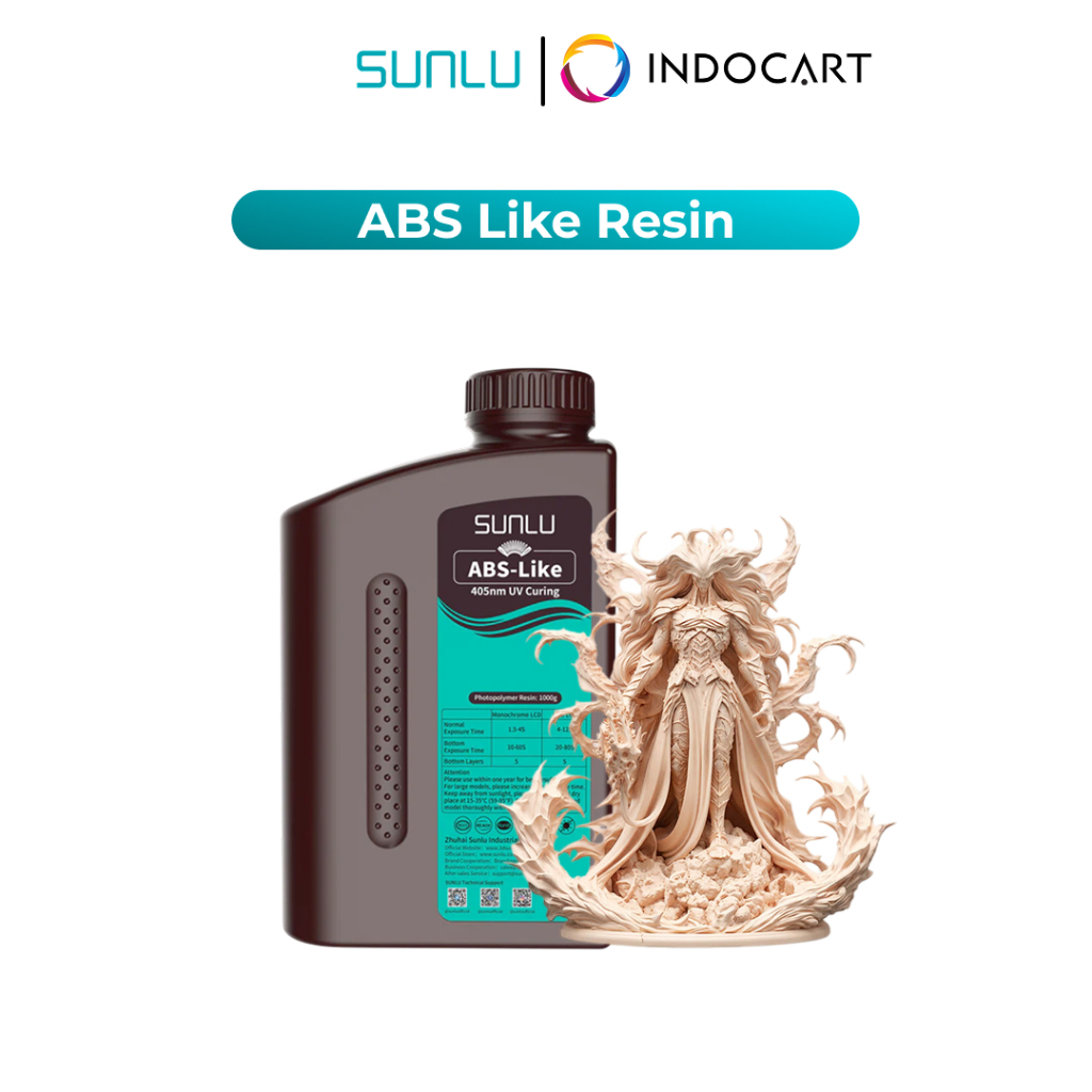 Sunlu ABS Like 3D Printer Resin with Abrasion Resistance-1Kg