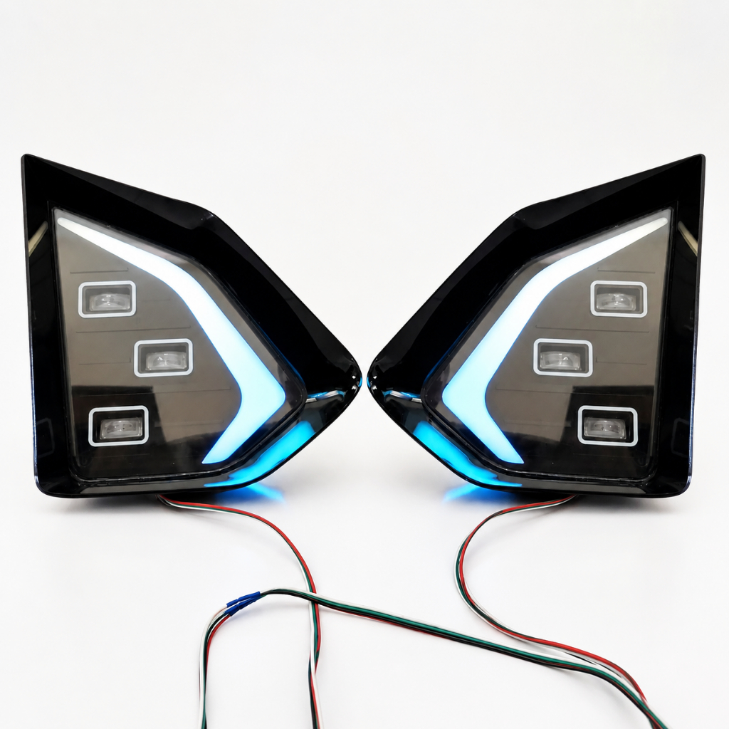 Lampu Bemper Jetbus 5 Bahan Plastik Foglamp Jb5 KW Plastik Super