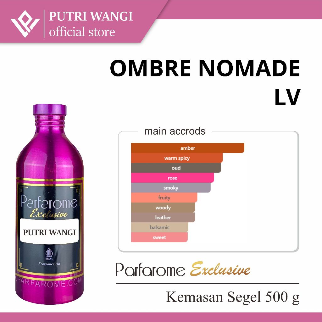 Ombre Nomade Bibit Parfum Parfarome Exclusive Segel 500 G