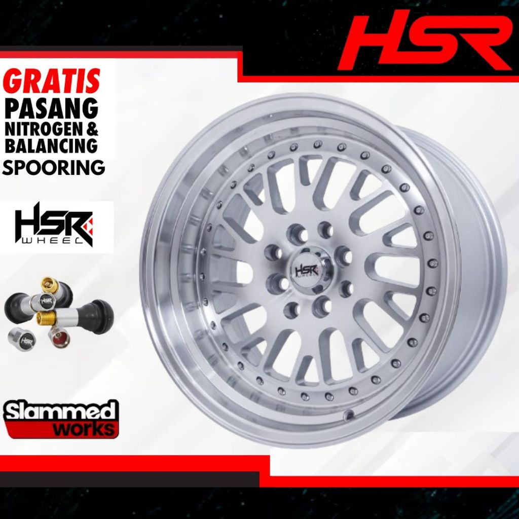 VELG CCW RING 16 PCD 4X100/114.3 LEBAR 7/85 SILVER POLISH
