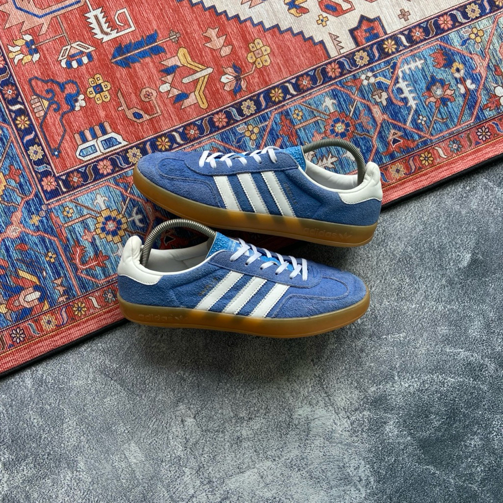 [Size 43] Adidas Gazelle Indoor ‘Blue Gum’ (HQ8717) Second Original Kondisi Mulus No Minus. Harga Ba
