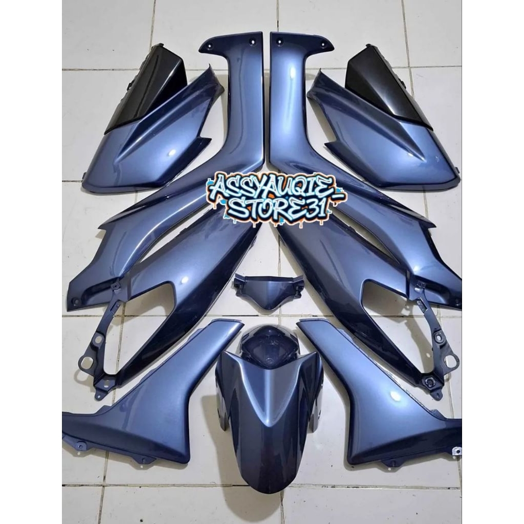 Body Halus Nmax Old 2015 2016 2017 2018 2019 Full Set Halus Repaint Warna Custom Dark Blue