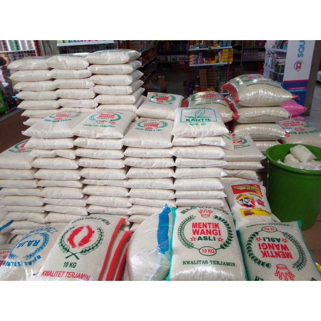 5kg beras super MENTIK WANGI, RAJA LELE, KANTIL , C4 RAJA