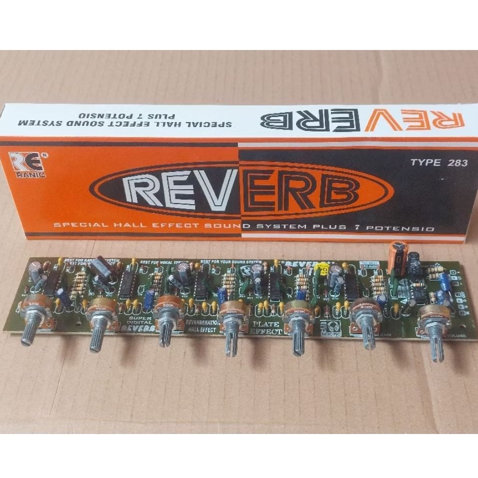 Kit Digital Echo Reverb 7 Potensio 5 IC PT2399 283