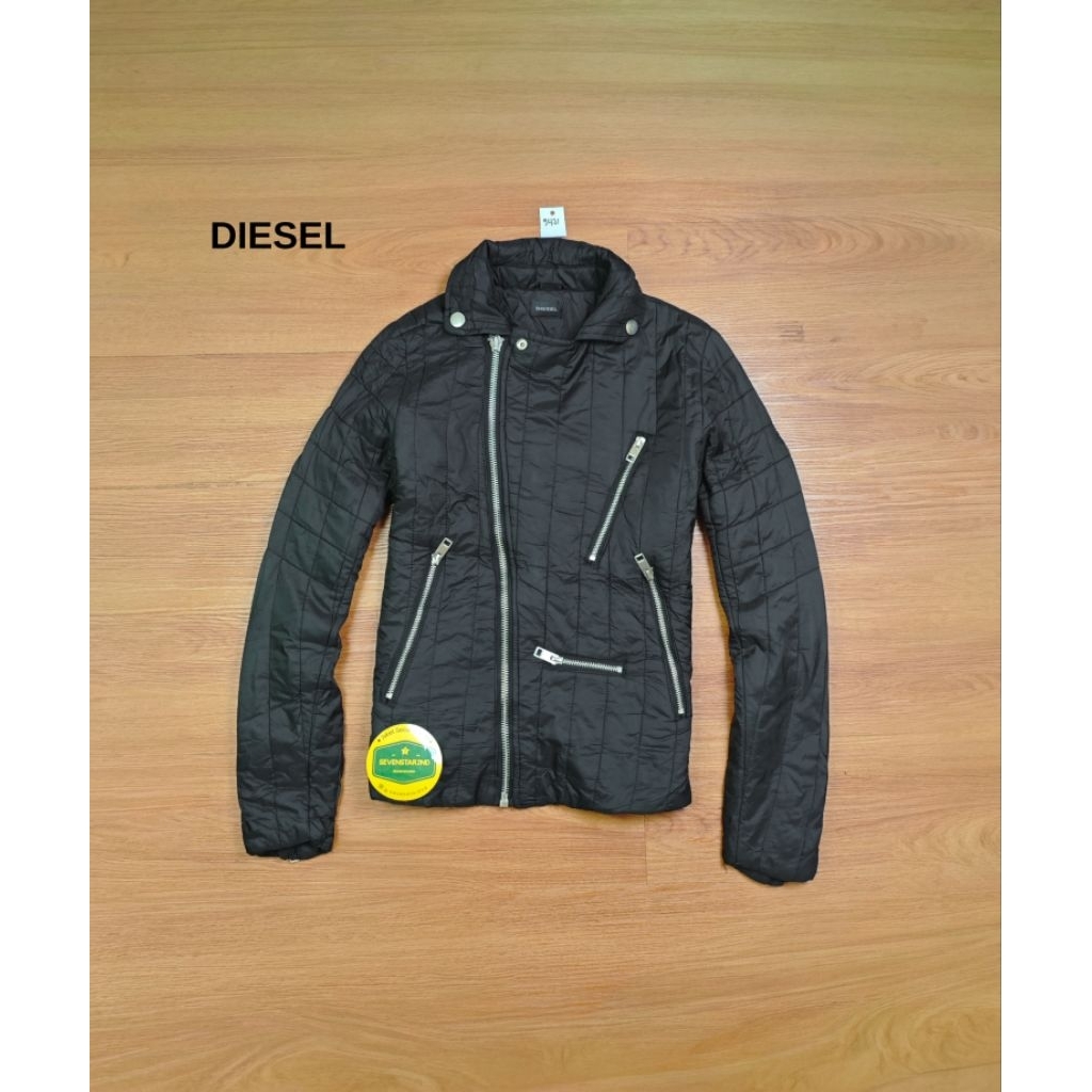 diesel double bikers woman jacket