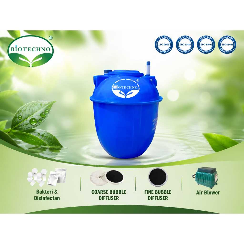 IPAL Biotech, IPAL Biofilter, IPAL Biotech, IPAL Domestik, IPAL Biotechno,IPLS 1m3