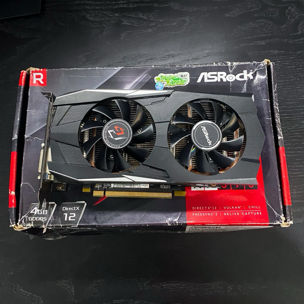 VGA RX570 4GB GDDR5 Asrock Phantom Gaming Bukan RX580