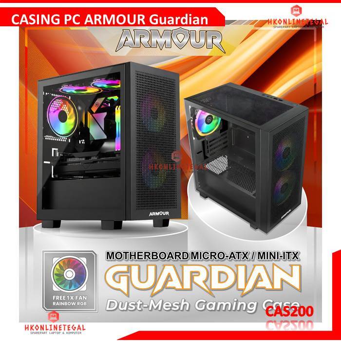 CASING ARMOUR GUARDIAN FREE 1 FAN M-ITX / ITX