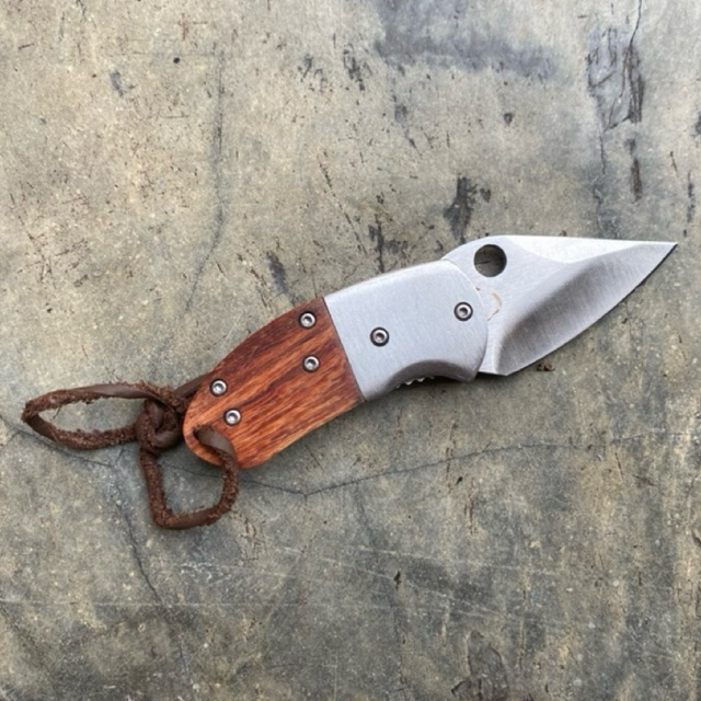 Pisau Lipat / Pisau Mini / Pisau Ultralight / MIZU x BROWNING UDDONAIFU-SAN Stainless Pocket Knife
