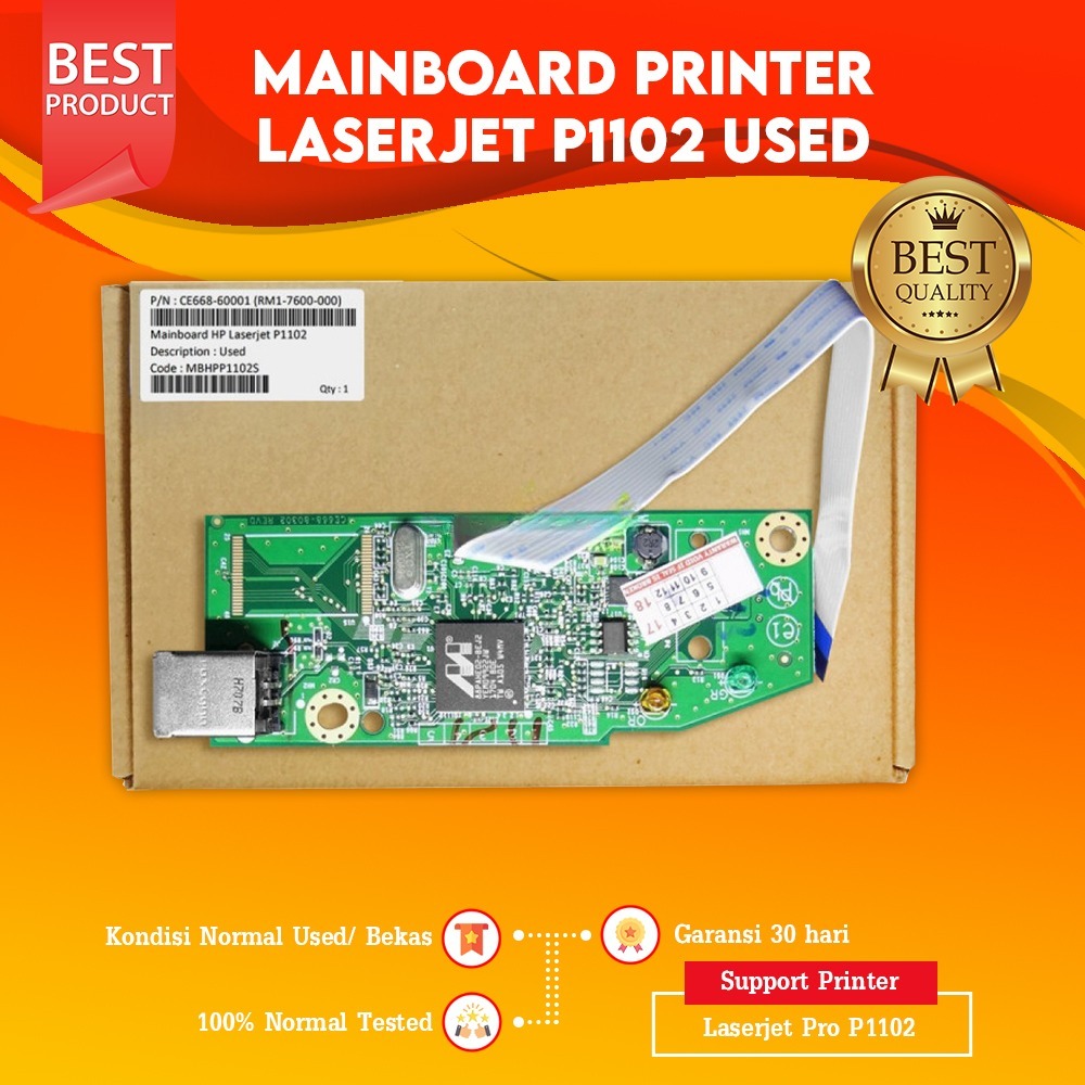 Mainboard Printer HP P1102 Motherboard Laserjet P1102 Board Printer HP P1102 Bekas
