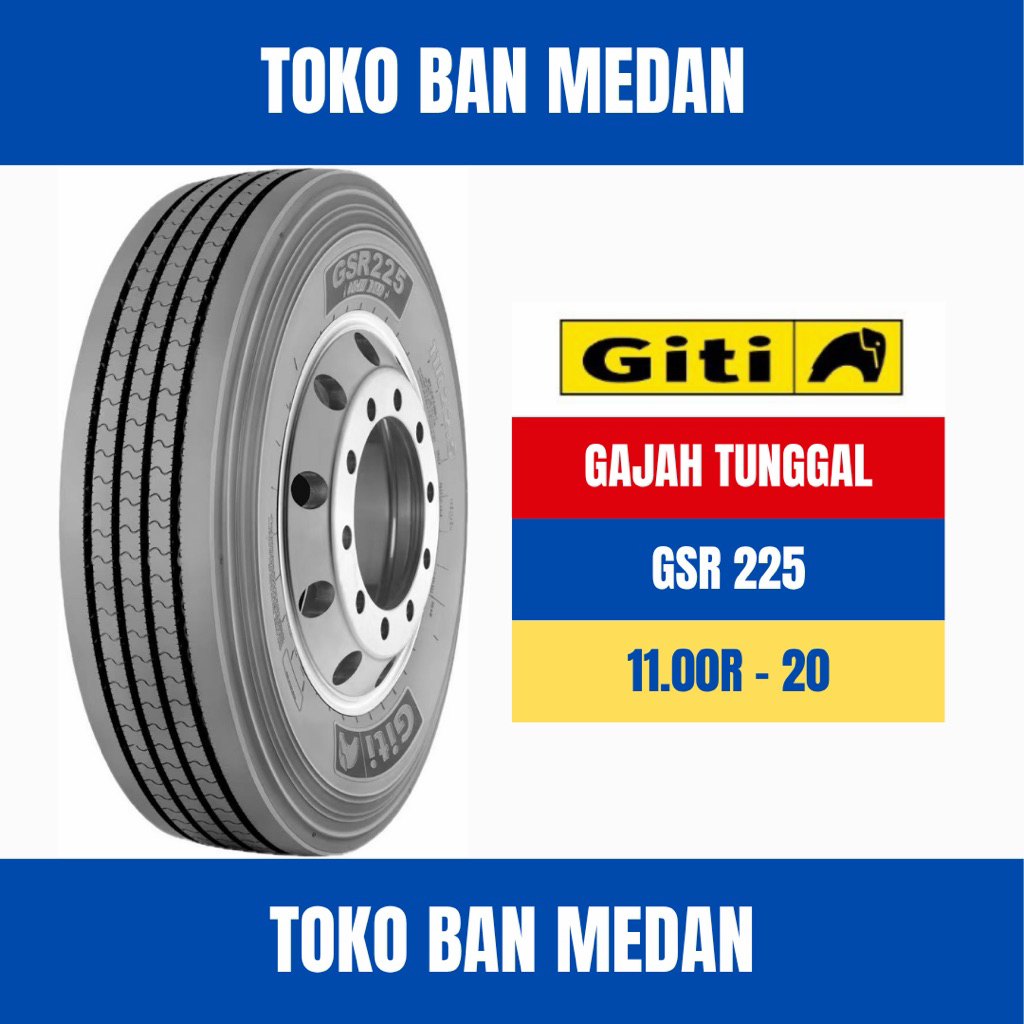 BAN KAWAT GITI GSR225 1100 R20 20 ( KOMPLIT BAN DALAM DAN SELENDANG )