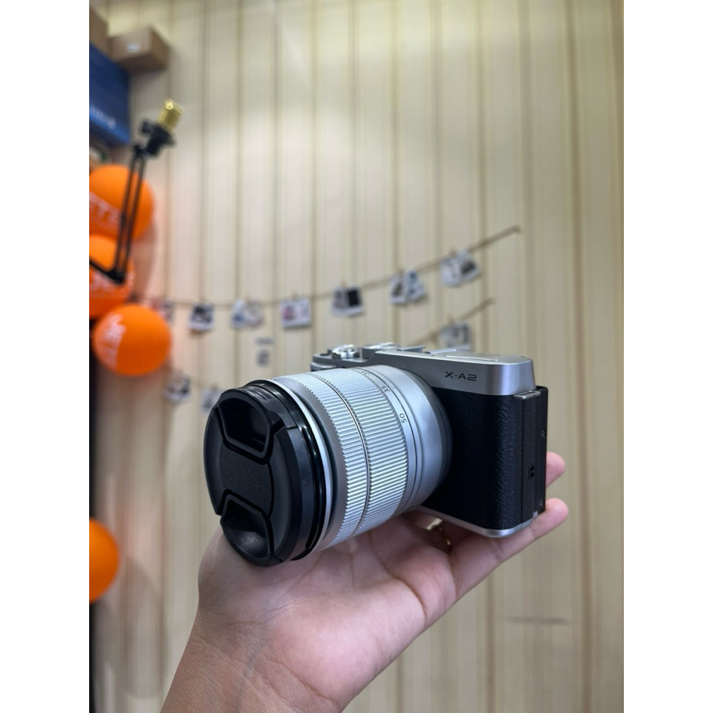 kamera fujifilm X-A2 kit 16-50mm black silver / fujifilm xa2 kit 16-50mm second - garansi 2 bulan