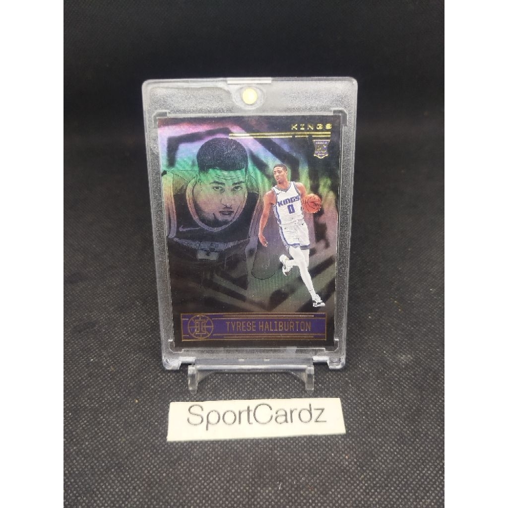 Kartu Basket NBA 2020-21 Panini Illusion Tyrese Haliburton RC Sacramento Kings #158 (dpt top loader)