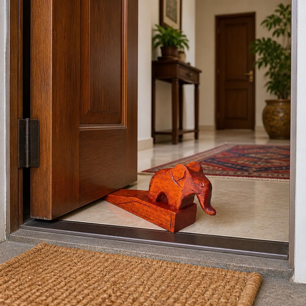 Ganjelan Pintu Kayu | Ganjal Pintu Bahan Kayu | Ganjalan Pintu Bentuk Hewan / Binatang | Penahan Pin