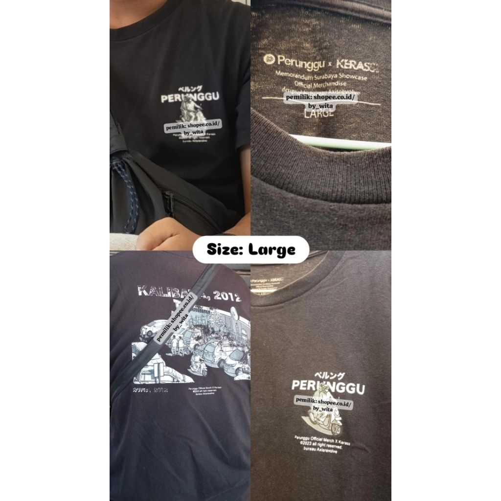 [Jangan CO sebelum baca deskripsi] [SPLIT PAY] Merch Perunggu Murah - Perunggu Official Merch x Kera