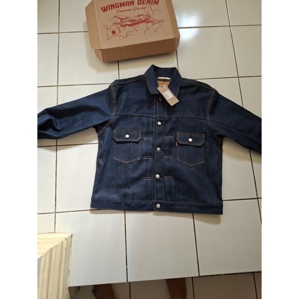 Jaket Wingman Denim Saga 12oz type II
