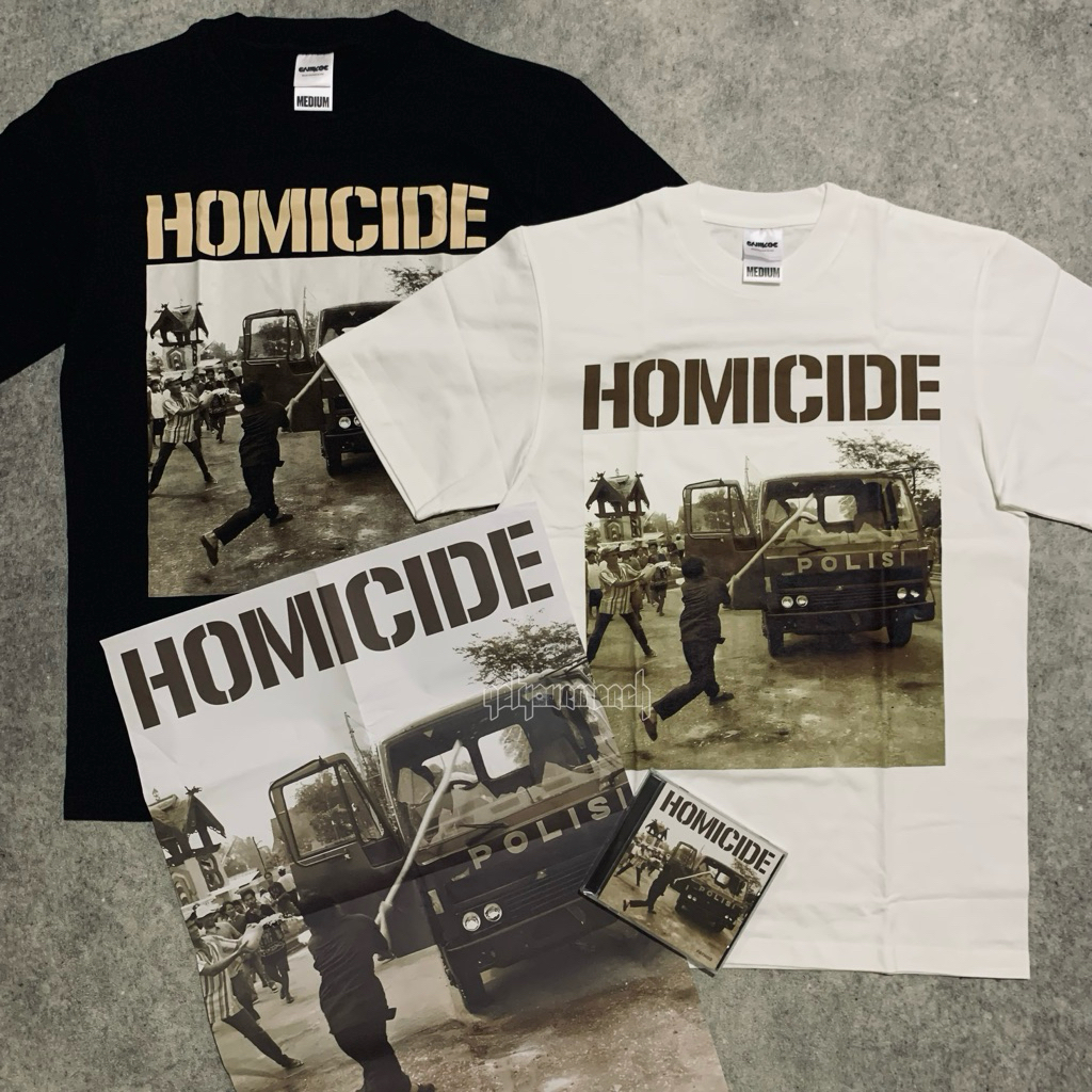 HOMICIDE - Pathos Tshirt - Black (Bundling CD)