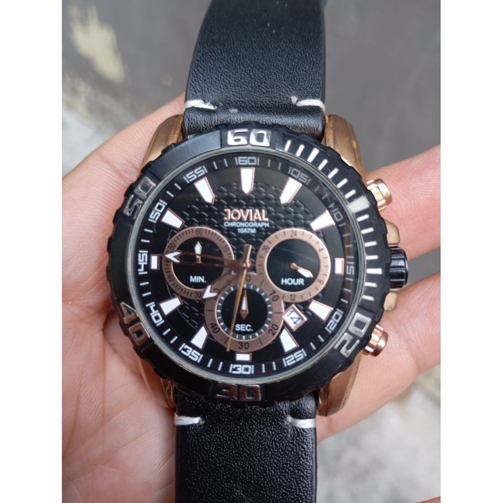 jam tangan Jovial 4572G second preloved original