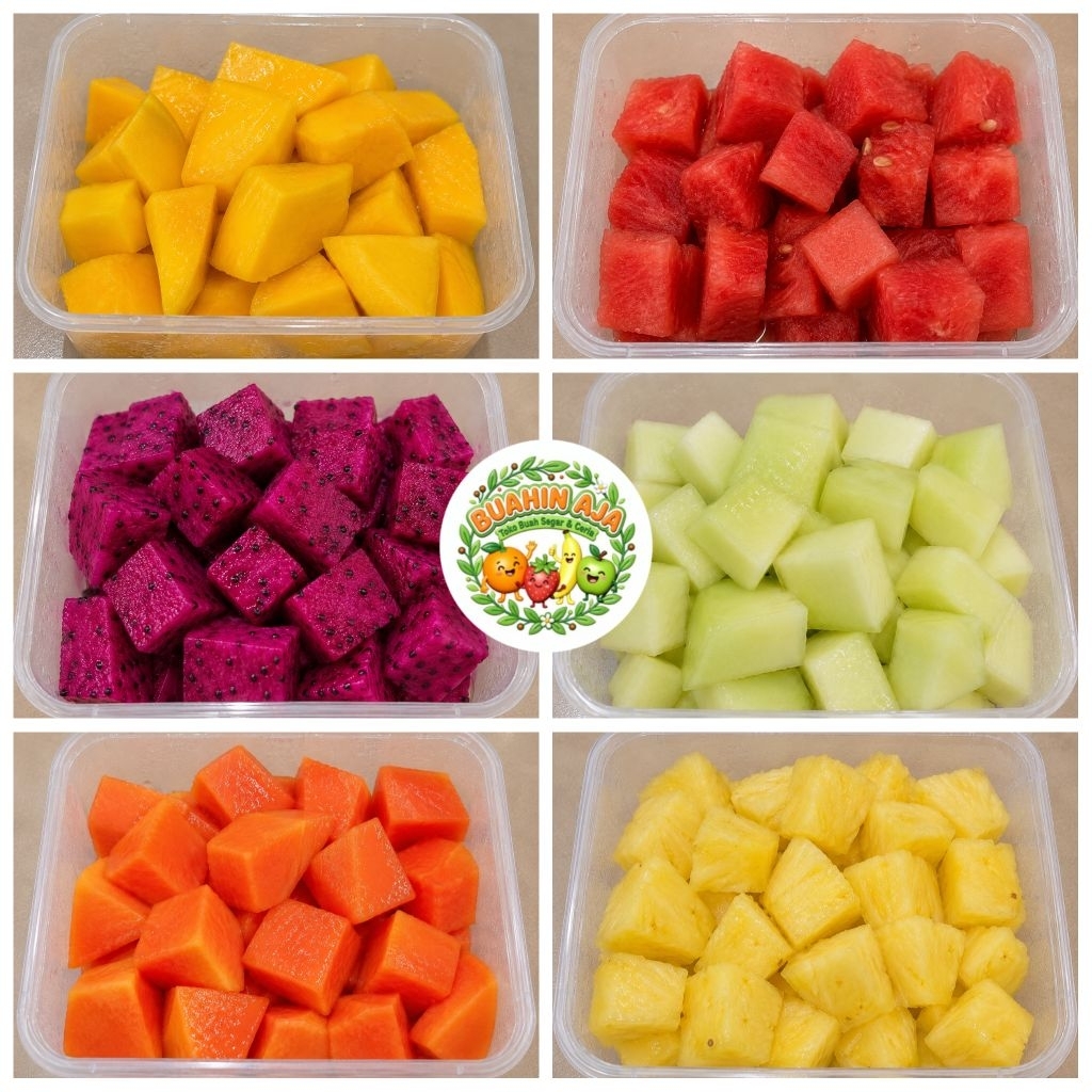 Buah potong segar