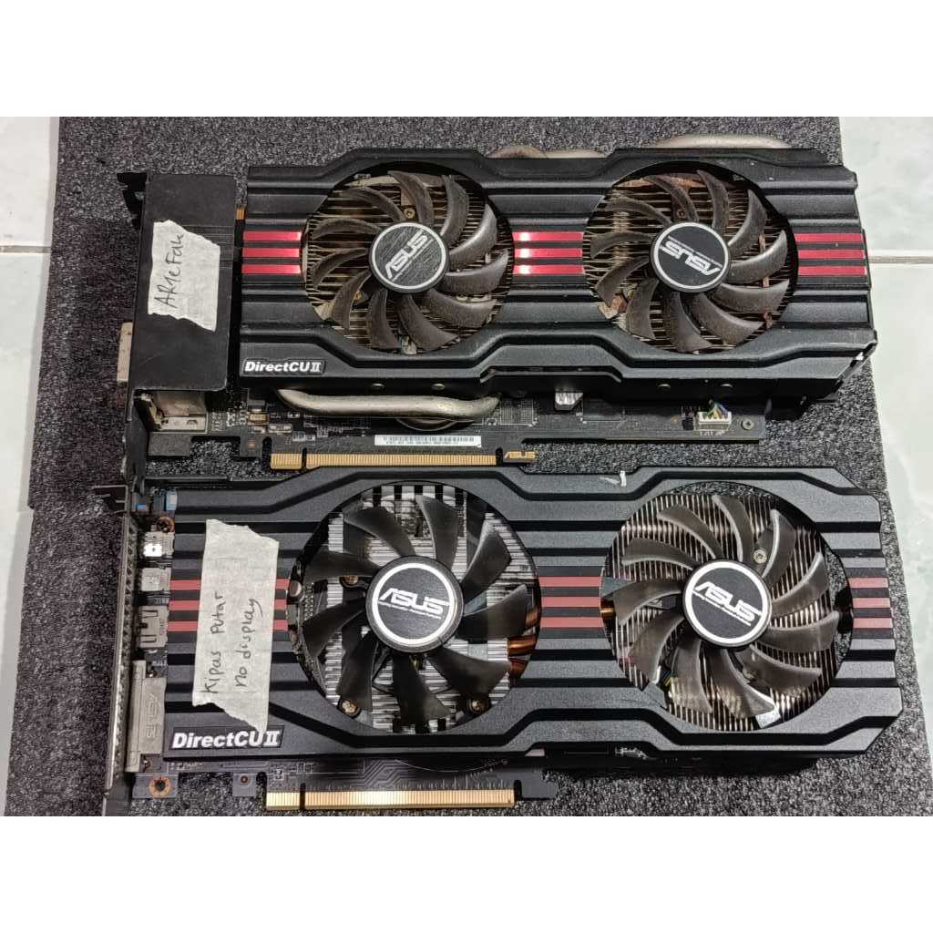 ASUS GTX 670 2GB ARTEFAK DAN HD 7850 2GB NO DISPLAY DDR5