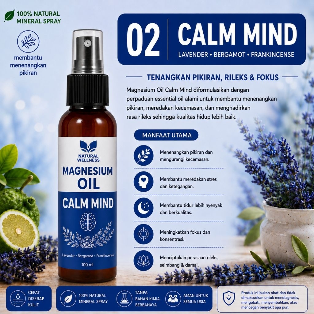 Magnesium Oil Calm Mind 100ml