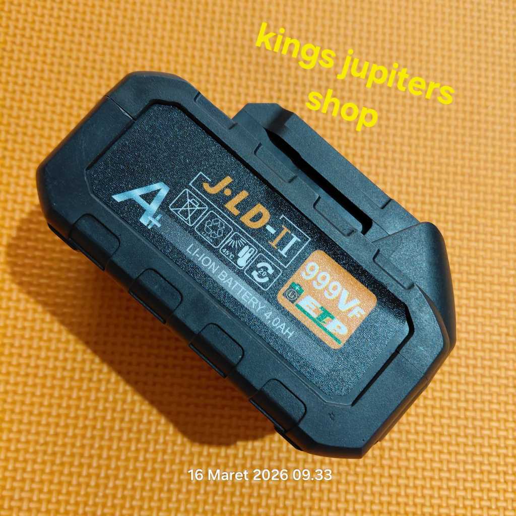 ORI JLD IMPACT WRENCH = ECER = BATRE = FAST CHARGER = bor buka tutup baut impek impect impec wren wr