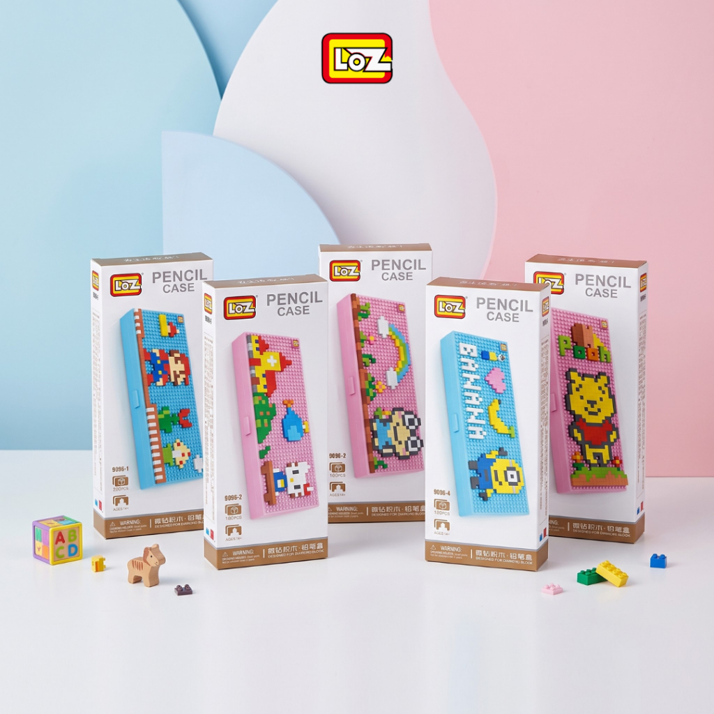 Kotak Pensil LOZ Pencil Case Brick Balok Creative LOZ 9096