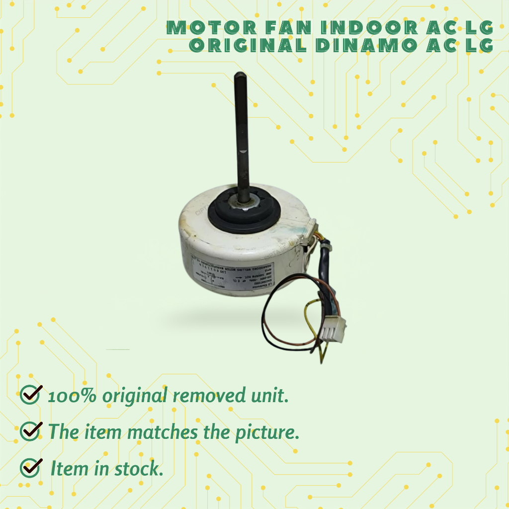 MOTOR FAN INDOOR AC LG ORIGINAL DINAMO AC LG