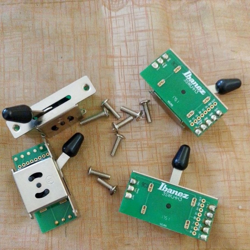 Switch Pickup Gitar Ibanez 3 Way Lever Switch 3SWLHH3 Original HH Selector Saklar Pickup Electric Gu