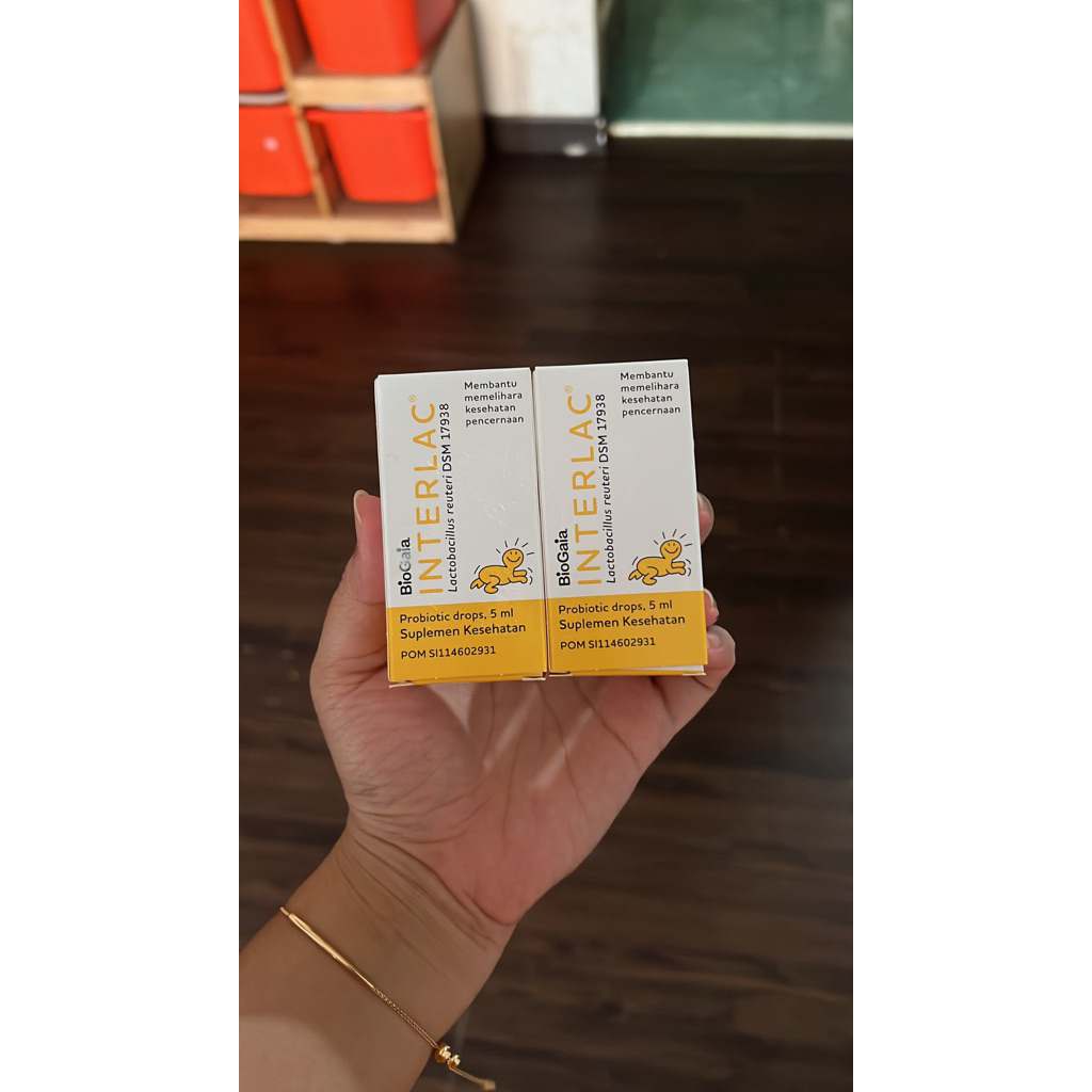 Interlac Oil Drop Probiotik Lactobacillus Reuteri