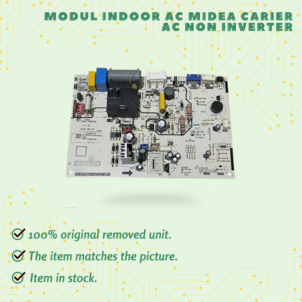 Modul Indoor AC Midea Carier AC Non inverter