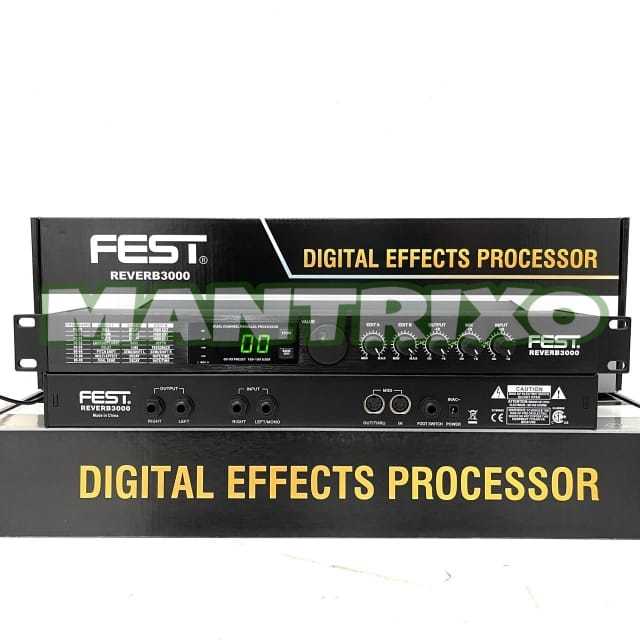 Effect Vocal Fest Reverb 3000 / Reverb3000 Effect Vocal Original Garansi 1 tahun