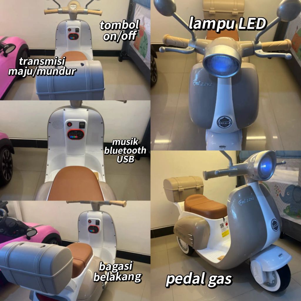 Motor Aki Anak E2242 Vespa
